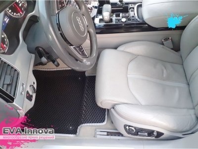 Коврики EVA 3D c бортами для Audi A8 (D4) 2010 - 2017