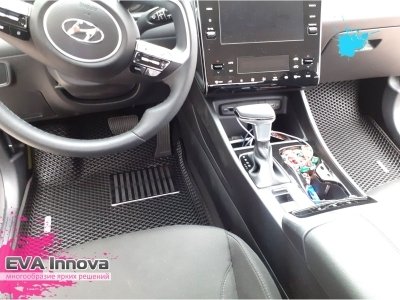 Коврики EVA 3D c бортами для Hyundai Tucson IV 2020 - наст. время