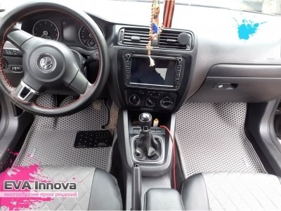 Коврики EVA 3D c бортами для Volkswagen Jetta VI 2010 - 2019