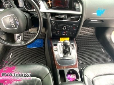 Коврики EVA 3D c бортами для Audi A4 (B8) 2007 - 2015