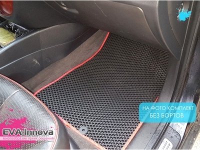 Коврики EVA 3D c бортами для Hyundai Santa Fe II 2006 - 2010