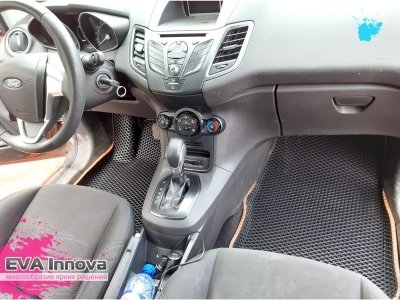 Коврики EVA 3D c бортами для Ford Fiesta VI 2008 - 2017