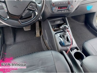 Коврики EVA 3D c бортами для Kia Cerato Коup 2013 - наст. время