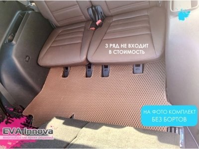 Коврики EVA 3D c бортами для Kia Sorento Prime 2016 - 2020