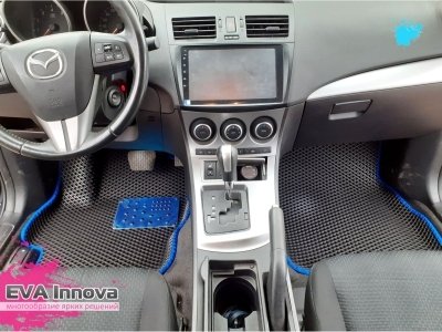 Коврики EVA 3D c бортами для Mazda 3 (BL) 2009 - 2013