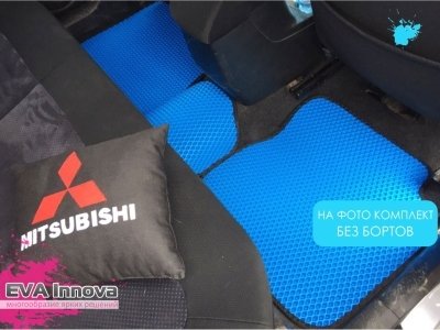 Коврики EVA 3D c бортами для Mitsubishi Outlander I CU 2002 - 2006