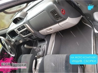 Коврики EVA 3D c бортами для Mitsubishi Pajero Sport I 1998 - 2008