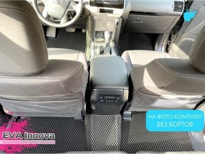 Коврики EVA 3D c бортами для Toyota Land Cruiser Prado 150 2013 - н. в.