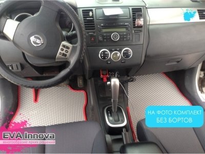 Коврики EVA 3D c бортами для Nissan Tiida C11 2004 - 2012