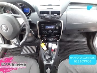 Коврики EVA 3D c бортами для Nissan Terrano III 2014 - наст. время