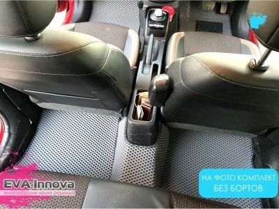 Коврики EVA 3D c бортами для Nissan Note II правый руль 2012 - 2020