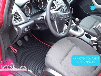 Коврики EVA 3D c бортами для Opel Astra J (седан, хэтчбек) 2010 - 2018