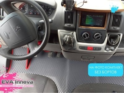 Коврики EVA 3D c бортами для Peugeot Boxer 2011 - наст. время