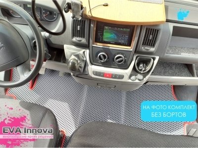Коврики EVA 3D c бортами для Peugeot Boxer 2011 - наст. время