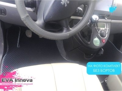 Коврики EVA 3D c бортами для Peugeot 807 2002 - 2014