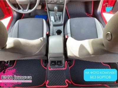 Коврики EVA 3D c бортами для Seat Leon III 2012 - 2020