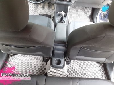 Коврики EVA 3D c бортами для Skoda Fabia II 2007 - 2014