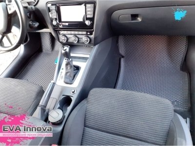 Коврики EVA 3D c бортами для Skoda Octavia (A7) 2013 - 2022