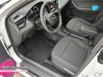Коврики EVA 3D c бортами для Skoda Rapid 2014 - 2019