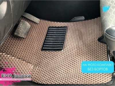 Коврики EVA 3D c бортами для Chevrolet Captiva C100 7 мест 2006 - 2011