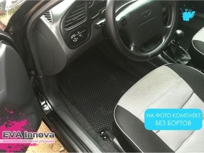 Коврики EVA 3D c бортами для Chevrolet Lanos 1997 - 2009