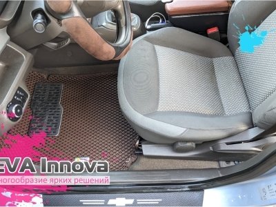 Коврики EVA 3D c бортами для Chevrolet Cobalt 2011 - 2015
