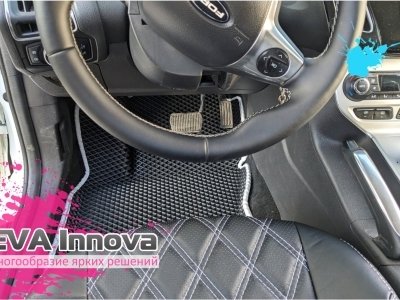 Коврики EVA 3D c бортами для Ford Focus III 2014 - 2019
