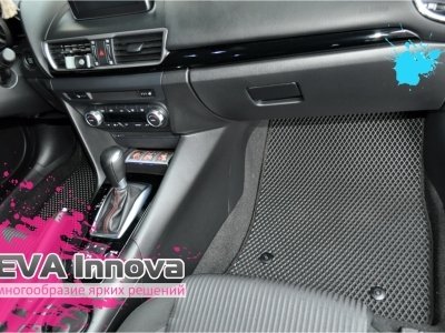 Коврики EVA 3D c бортами для Mazda 3 (BM) 2013 - наст. время
