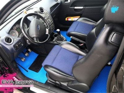 Коврики EVA 3D c бортами для Ford Fiesta V 2002 - 2008