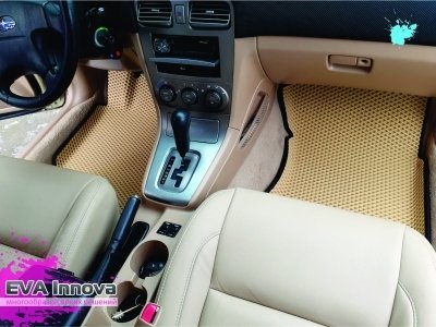 Коврики EVA 3D c бортами для Subaru Forester II SG 2002 - 2008