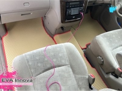 Коврики EVA 3D c бортами для Nissan Liberty 1998 - 2004