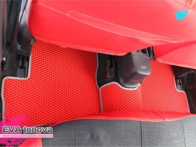 Коврики EVA 3D c бортами для Nissan March (K12) 2002 - 2010